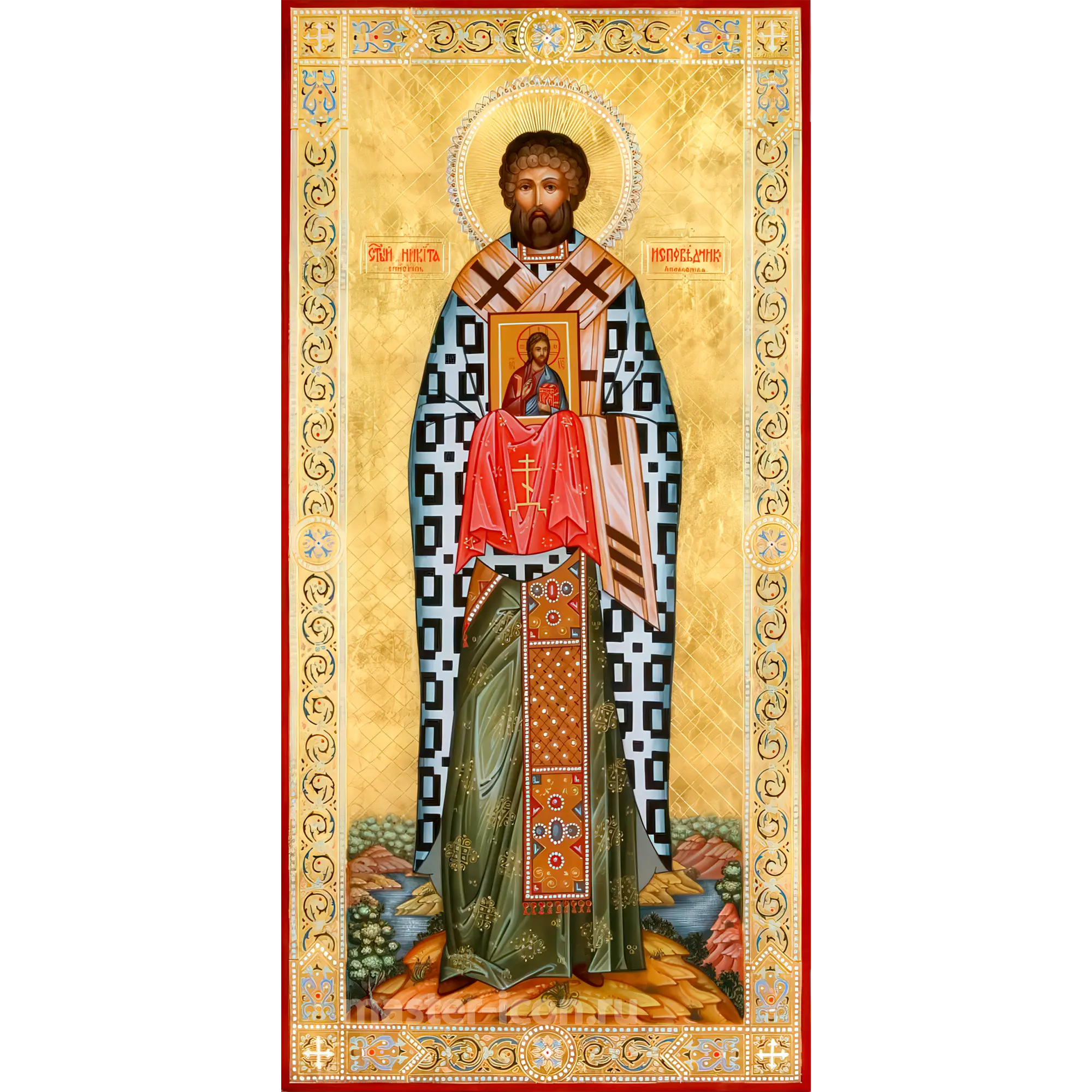 Икона Никита Исповедник Аполлониадский Икона Никита Исповедник Аполлониадский